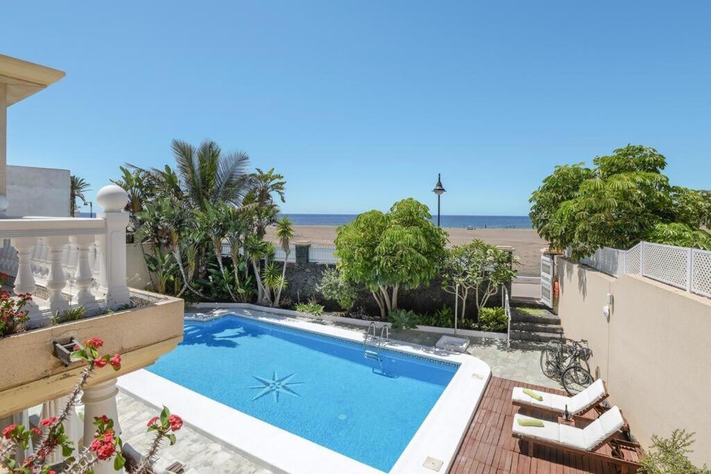 Villa La Concha Beachfront Heated Pool Playa Honda Kültér fotó