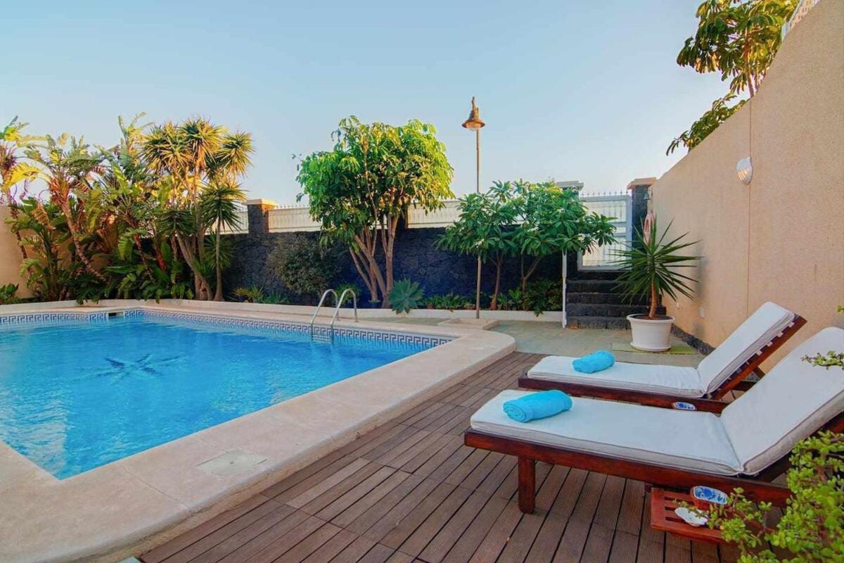 Villa La Concha Beachfront Heated Pool Playa Honda Kültér fotó